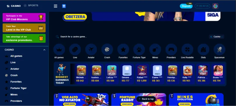 Full Obetzera Casino script with all games working.