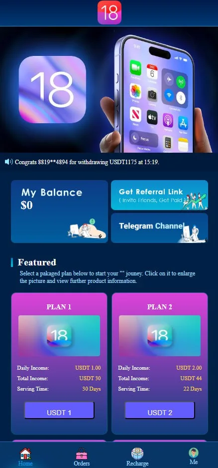 Premium Investment Platform NEW IOS 18 SC 